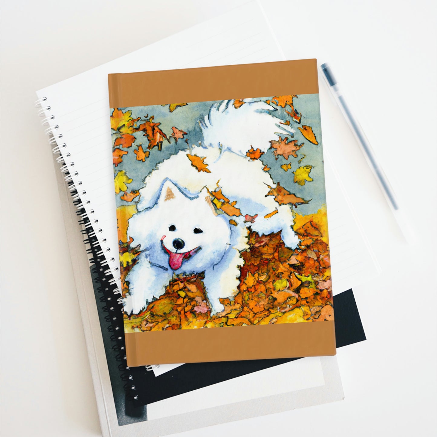 Leafy Samoyed: Journal - Ruled Line