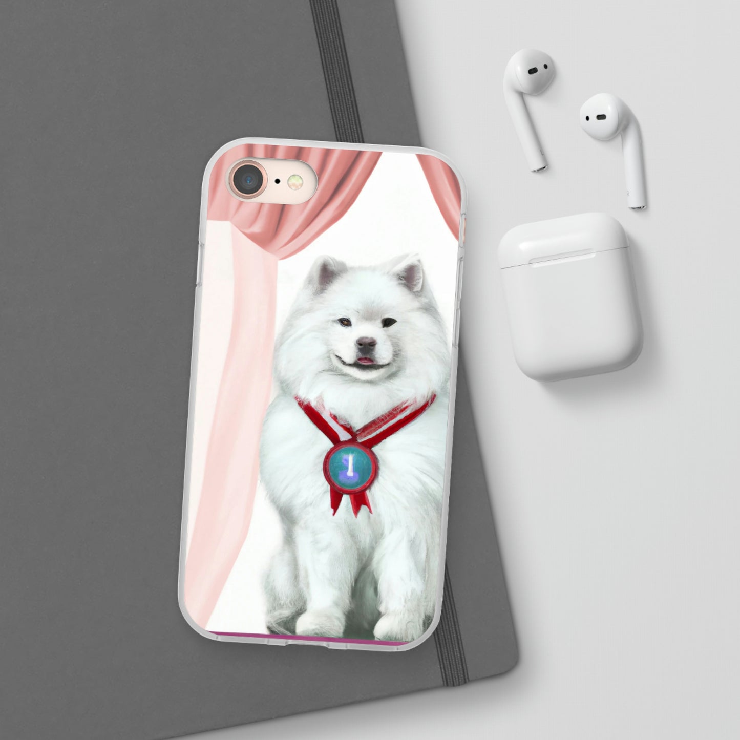 winner Samoyed Flexi iPhone Case