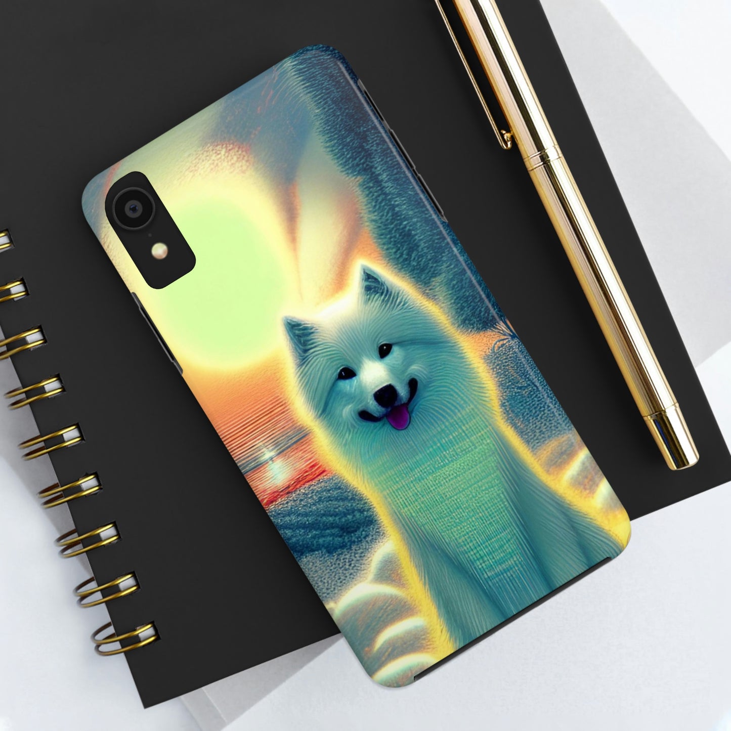 Samoyed Snow Angel Tough Phone Cases