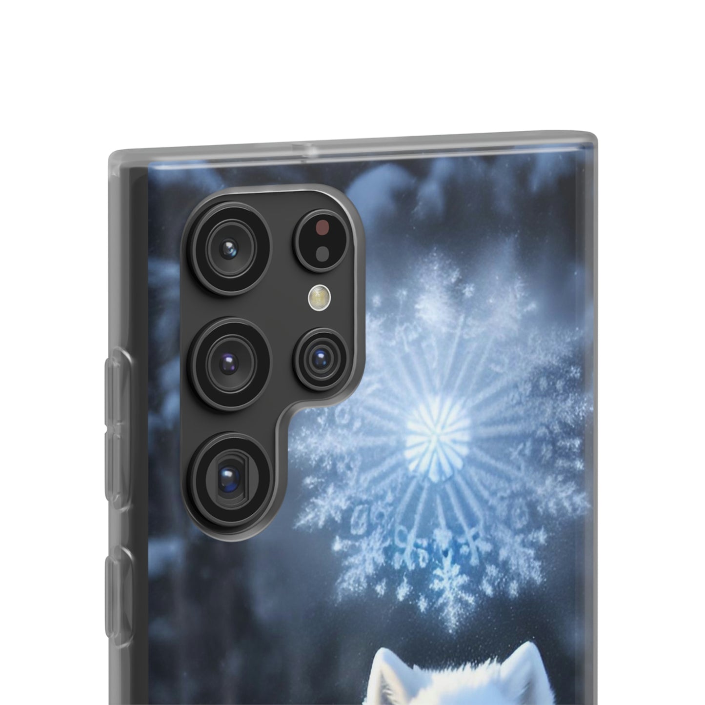 Samsung Crisp Samoyed Winter Day Flexi Cases