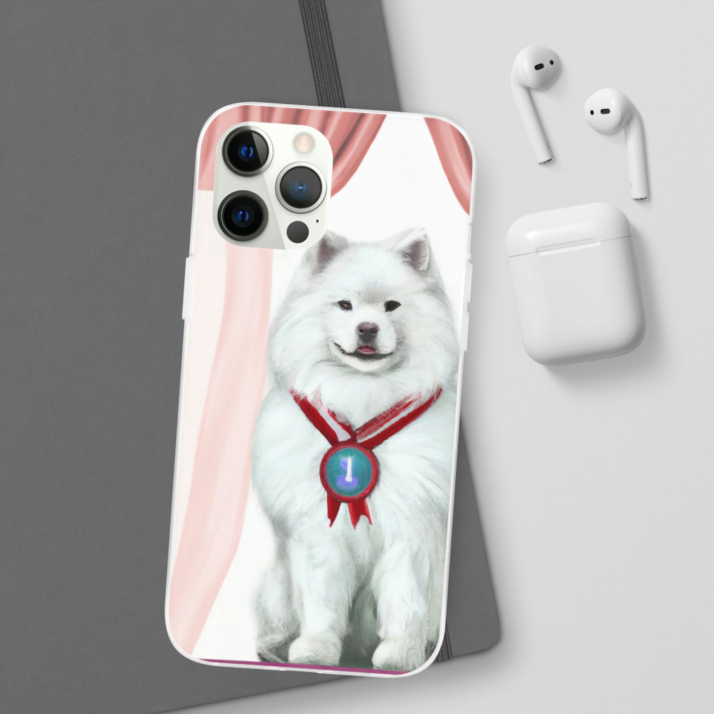 winner Samoyed Flexi iPhone Case