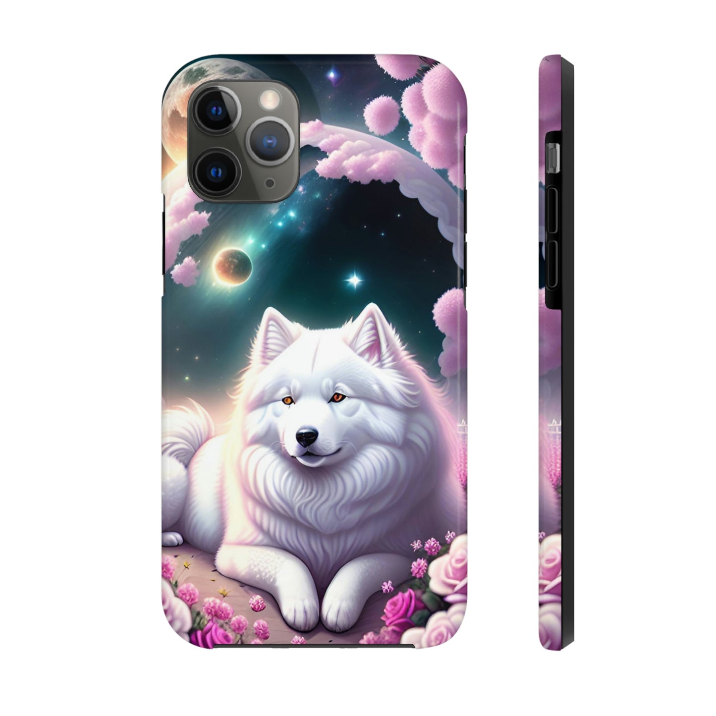 Galactic Samoyed Tough Phone Case