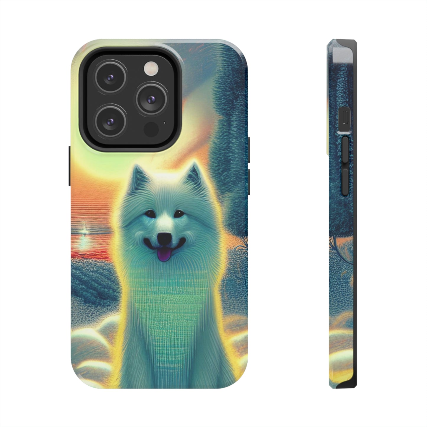 Samoyed Snow Angel Tough Phone Cases