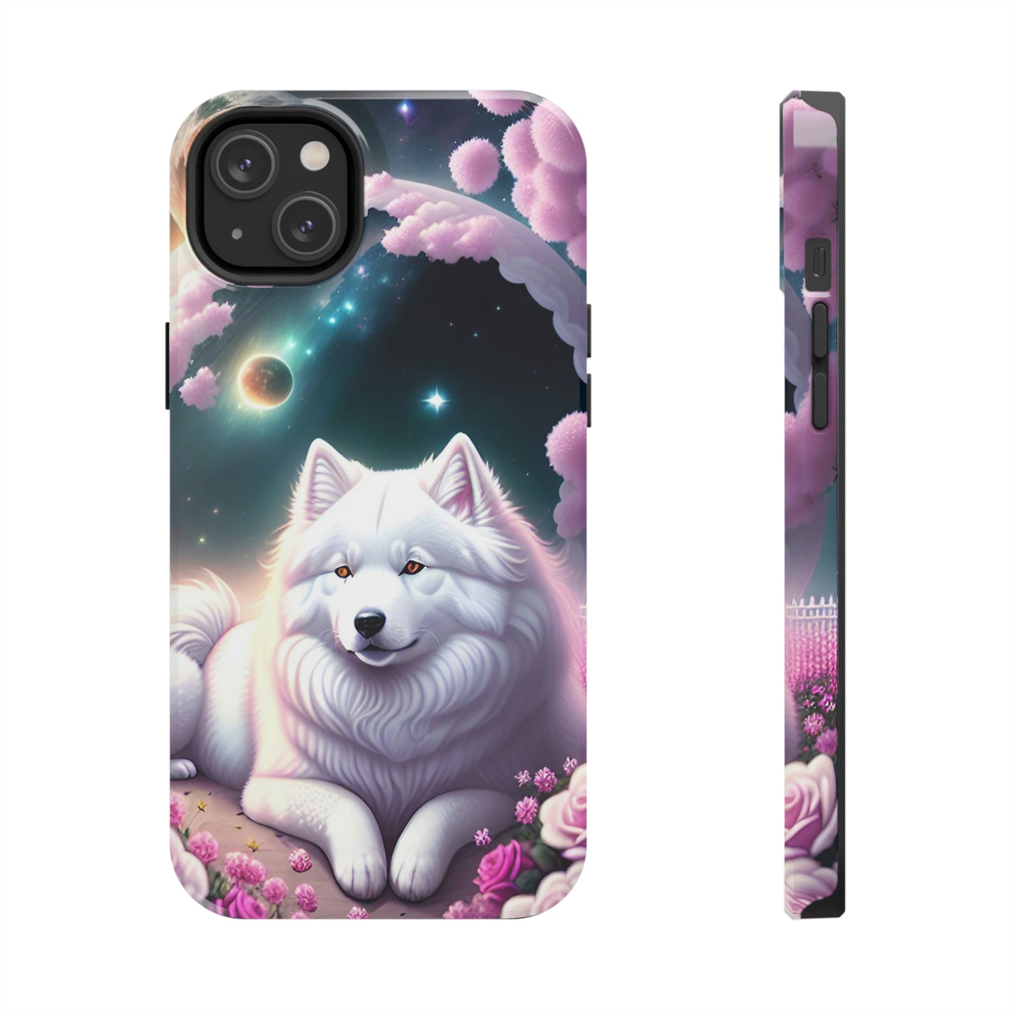 Galactic Samoyed Tough Phone Case