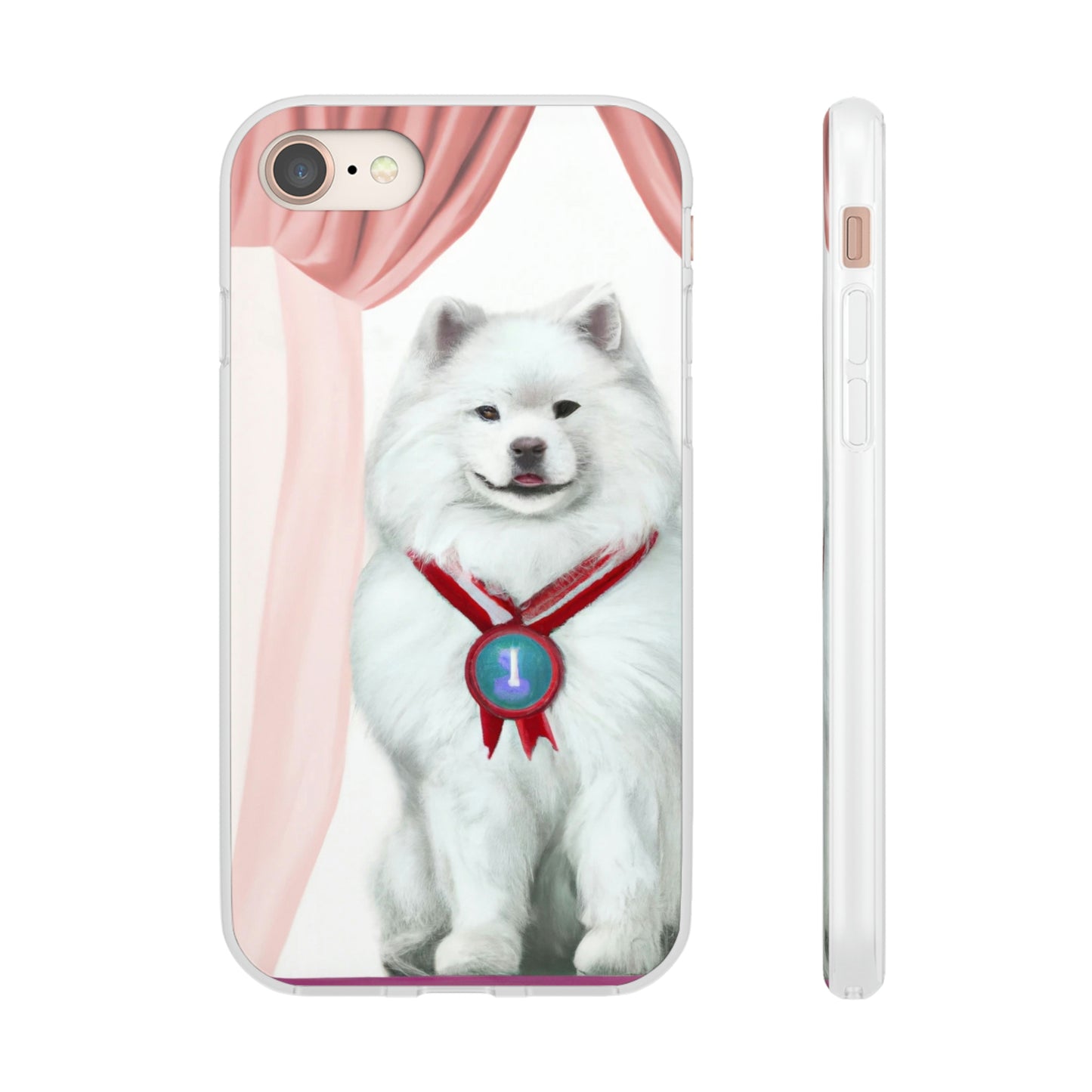 winner Samoyed Flexi iPhone Case