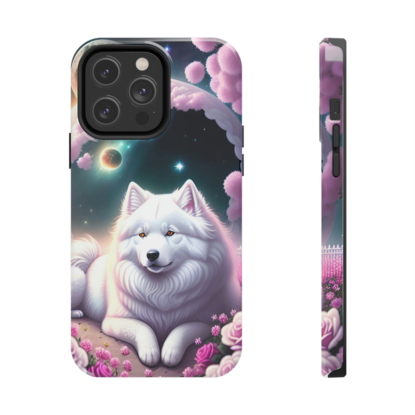 Galactic Samoyed Tough Phone Case