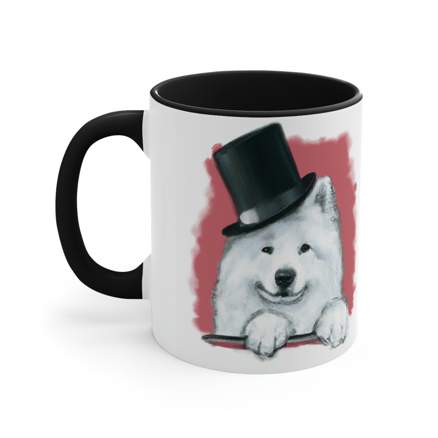 Top Hat Samoyed Coffee Mug, 11oz