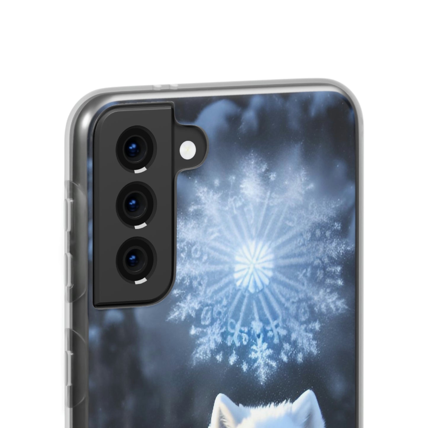 Samsung Crisp Samoyed Winter Day Flexi Cases