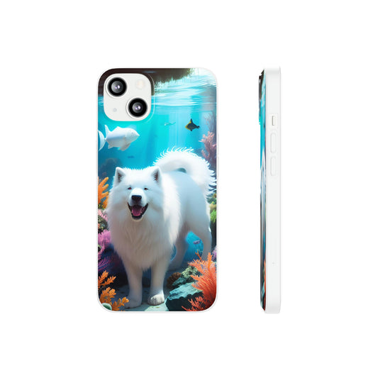 Under the Sea Samoyed Flexi Phone Case