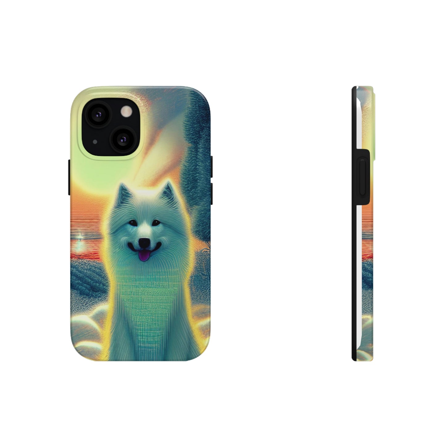 Samoyed Snow Angel Tough Phone Cases