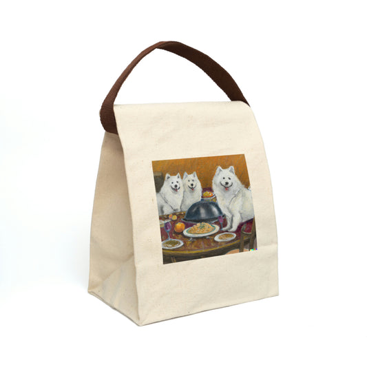 Samoyed Feast Canvas Lunch Bag