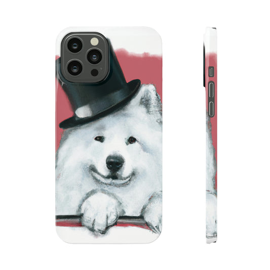 Samoyed Top Hat Slim Cases