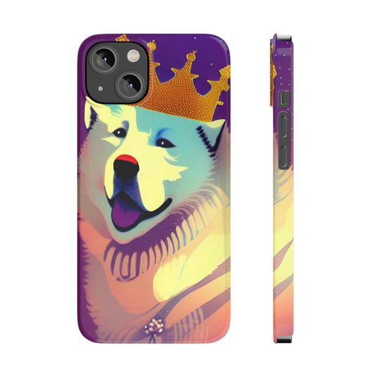 Fantasy King Samoyed Slim Phone Cases, Case-Mate