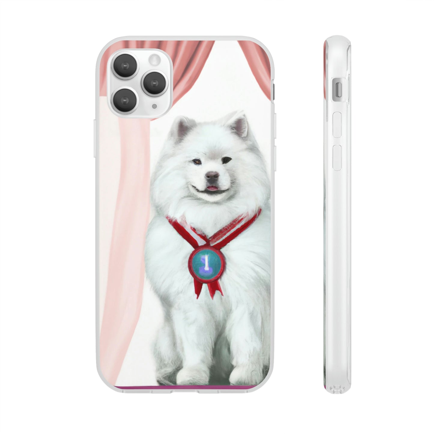 winner Samoyed Flexi iPhone Case