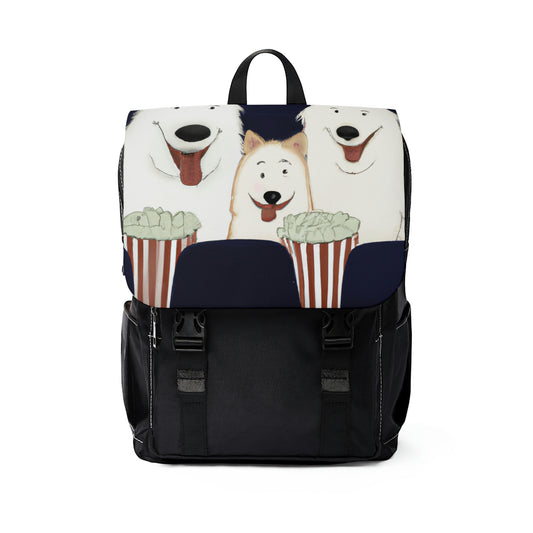 Small Samoyed Family Movie Backpack