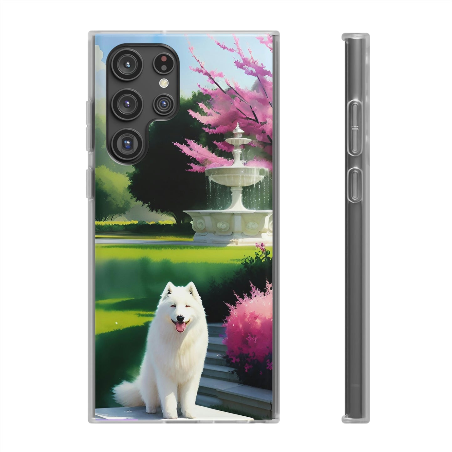 Spring Samoyed Flexi Case