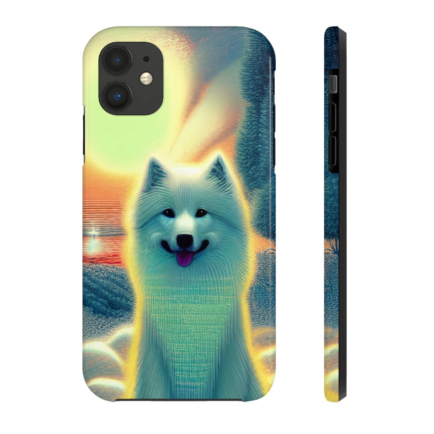 Samoyed Snow Angel Tough Phone Cases