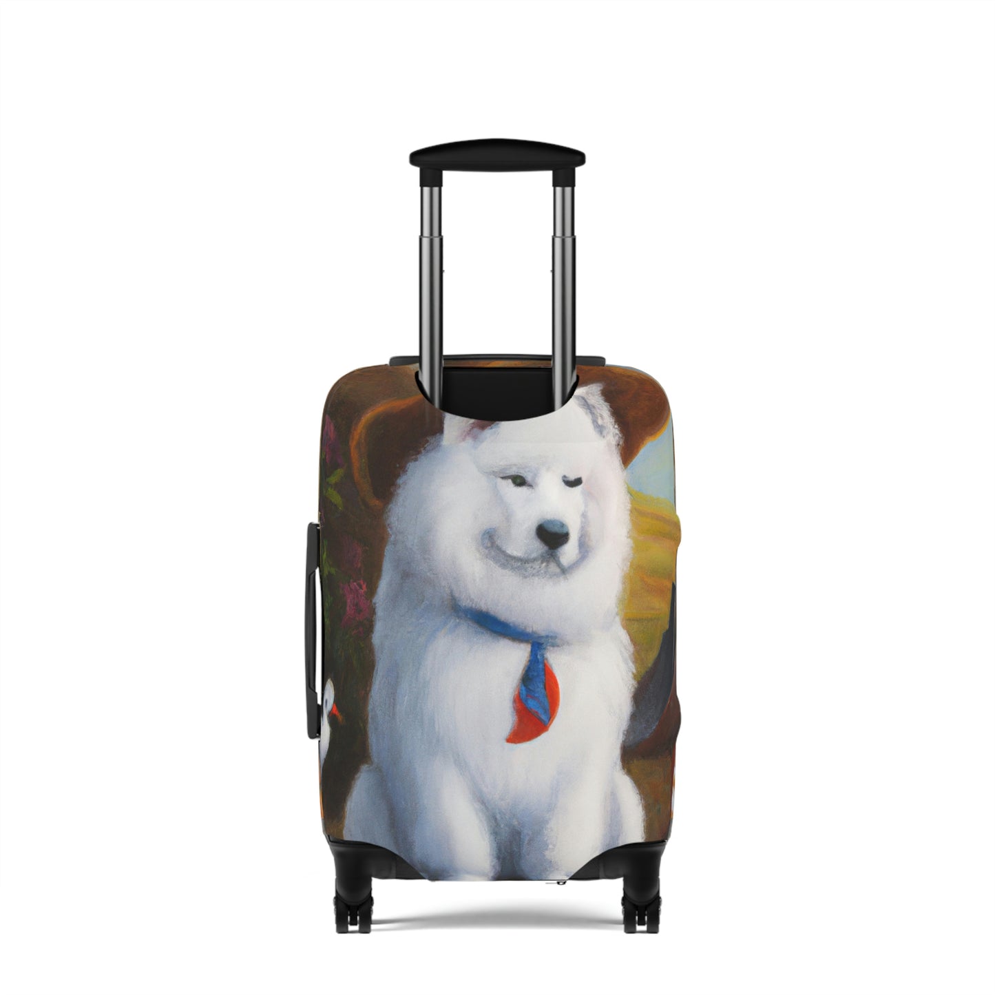 Fall Field Samoyed Luggage Cover