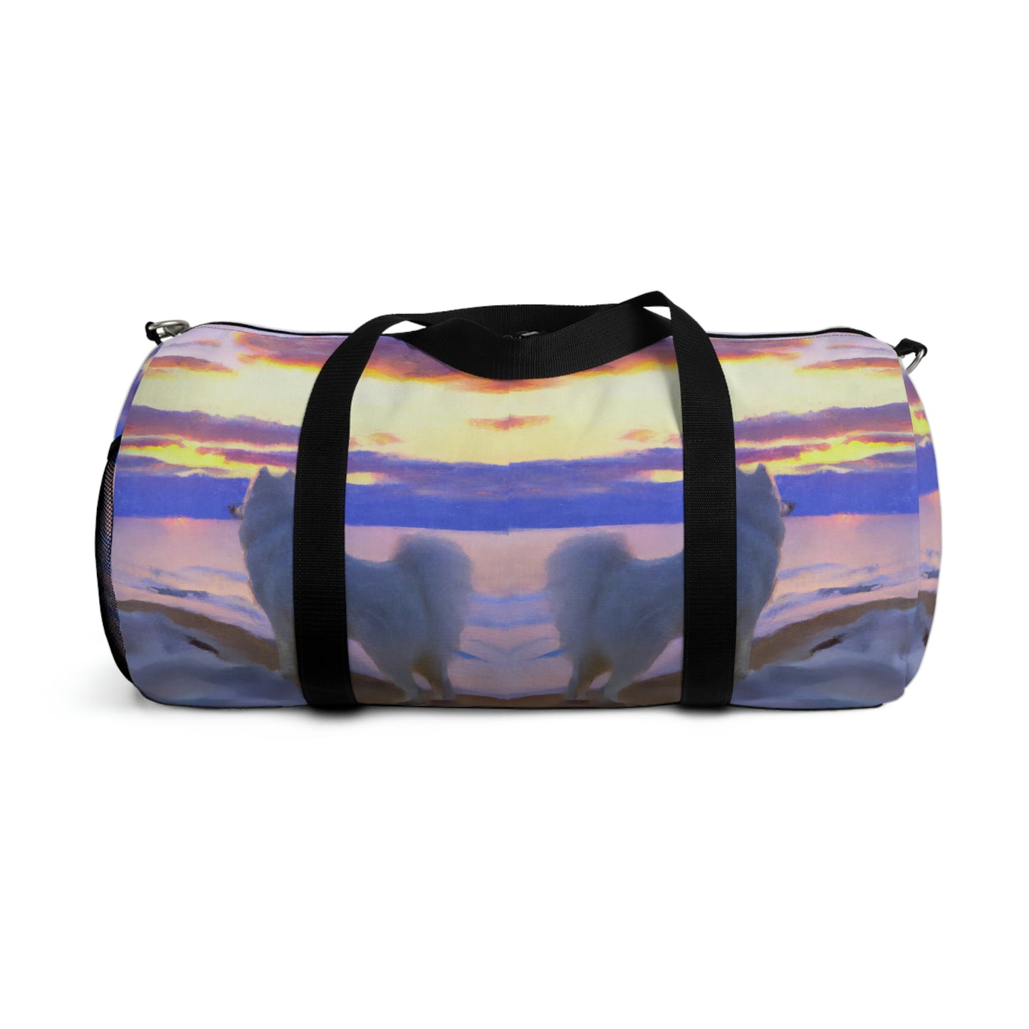 Sunset Samoyed Duffel Bag