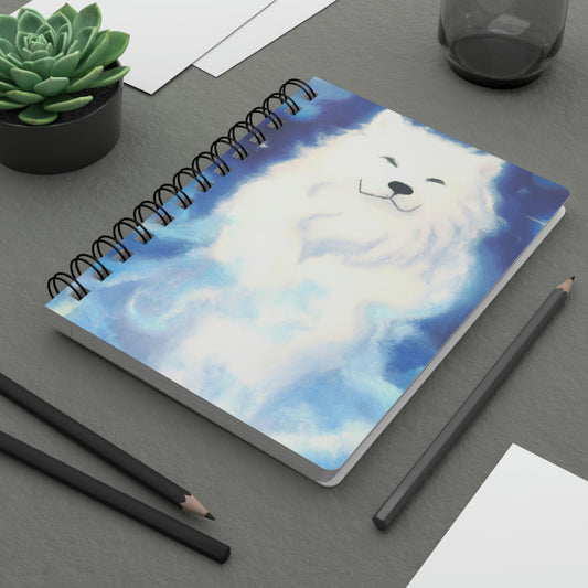 Mystical Cloud Samoyed Spiral Bound Journal