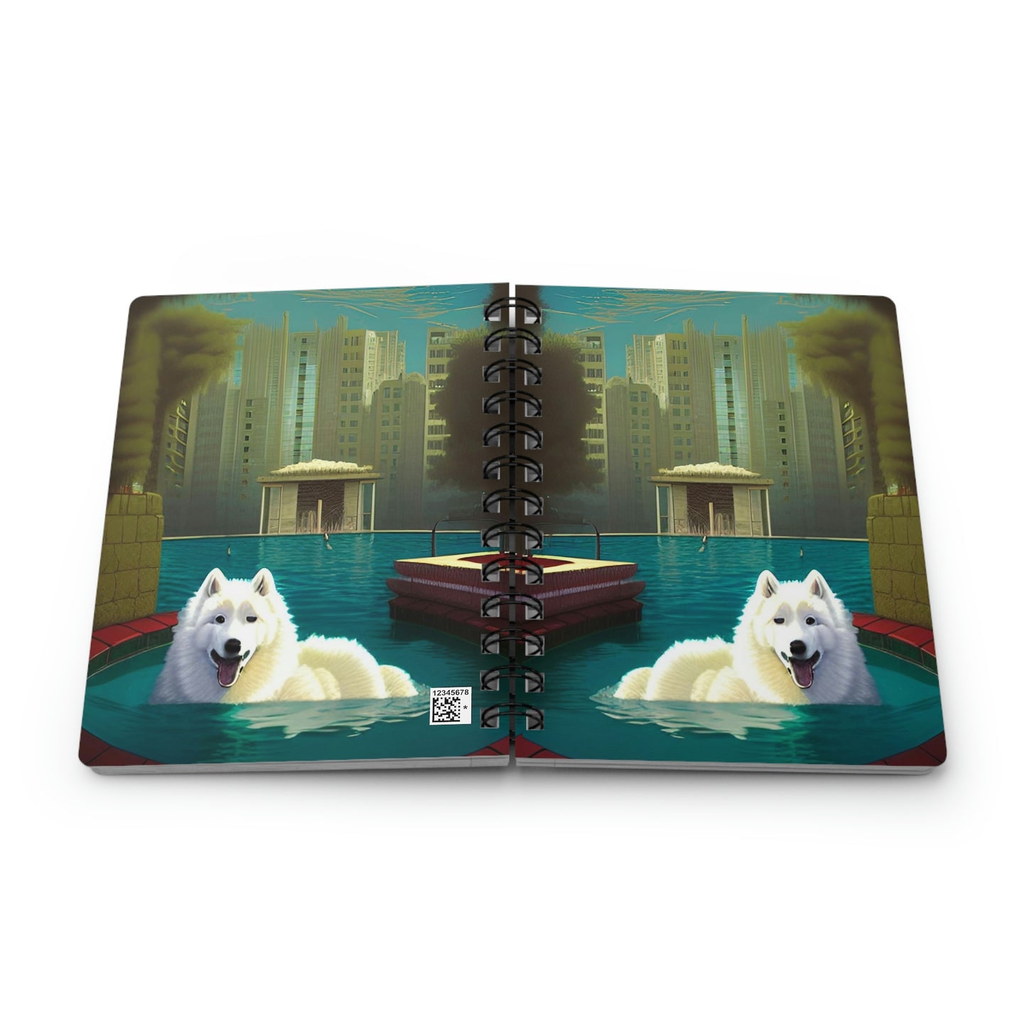 Urban Sammy Swim Spiral Bound Journal