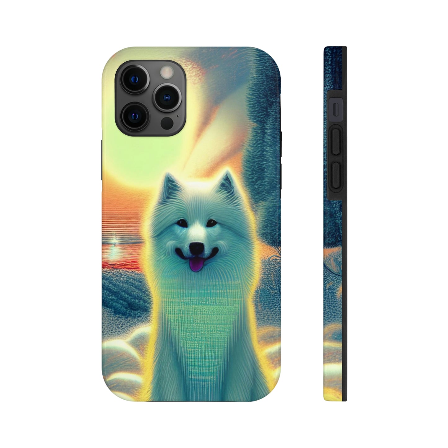 Samoyed Snow Angel Tough Phone Cases