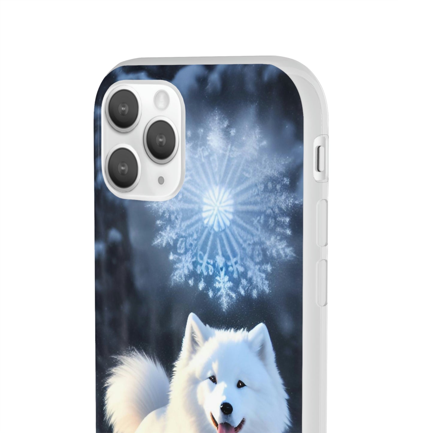 Samsung Crisp Samoyed Winter Day Flexi Cases