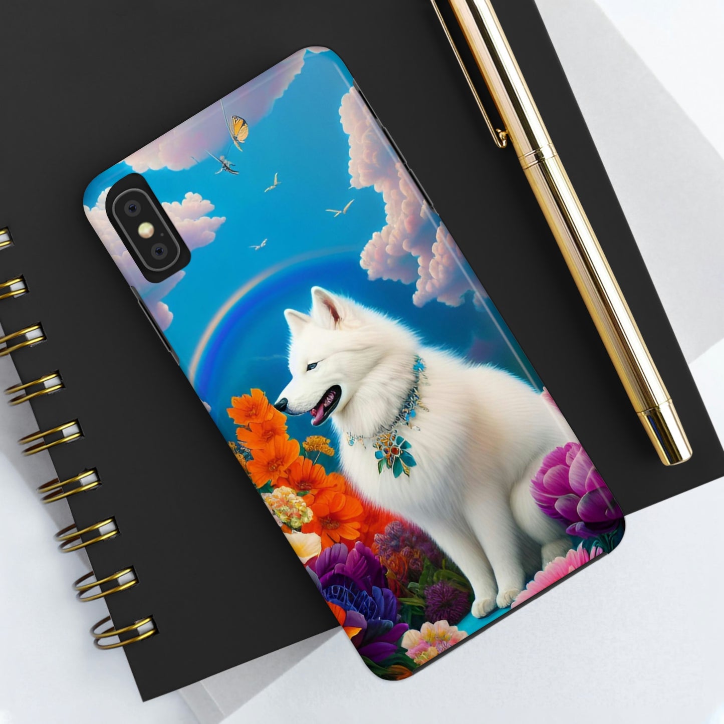 Pretty Princess Samoyed Tough Phone Case