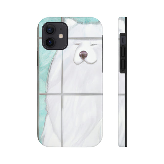 Samoyed Sleeping Tough Phone Cases