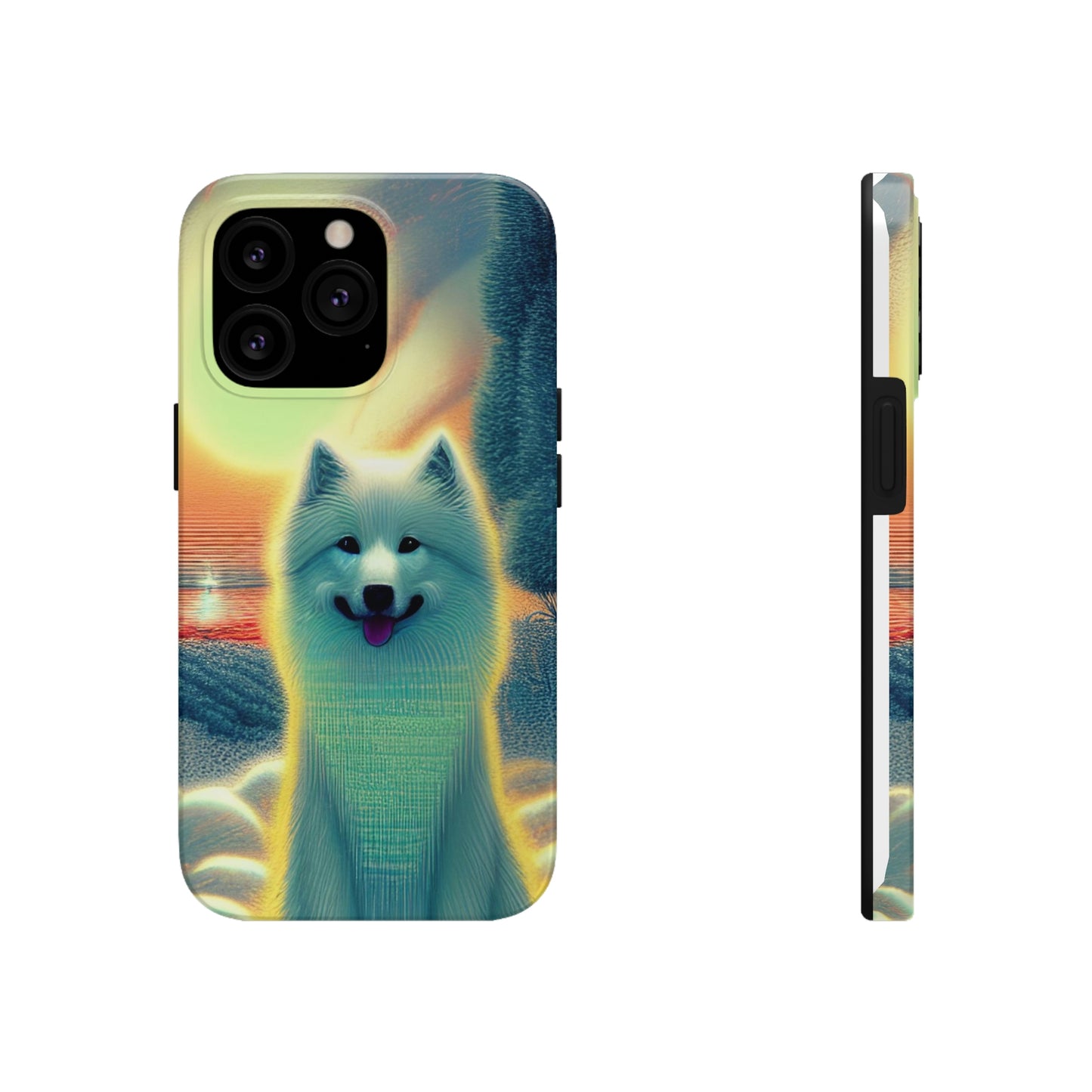 Samoyed Snow Angel Tough Phone Cases