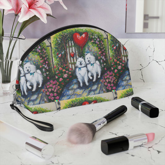 Samoyeds in Love Makeup Bag