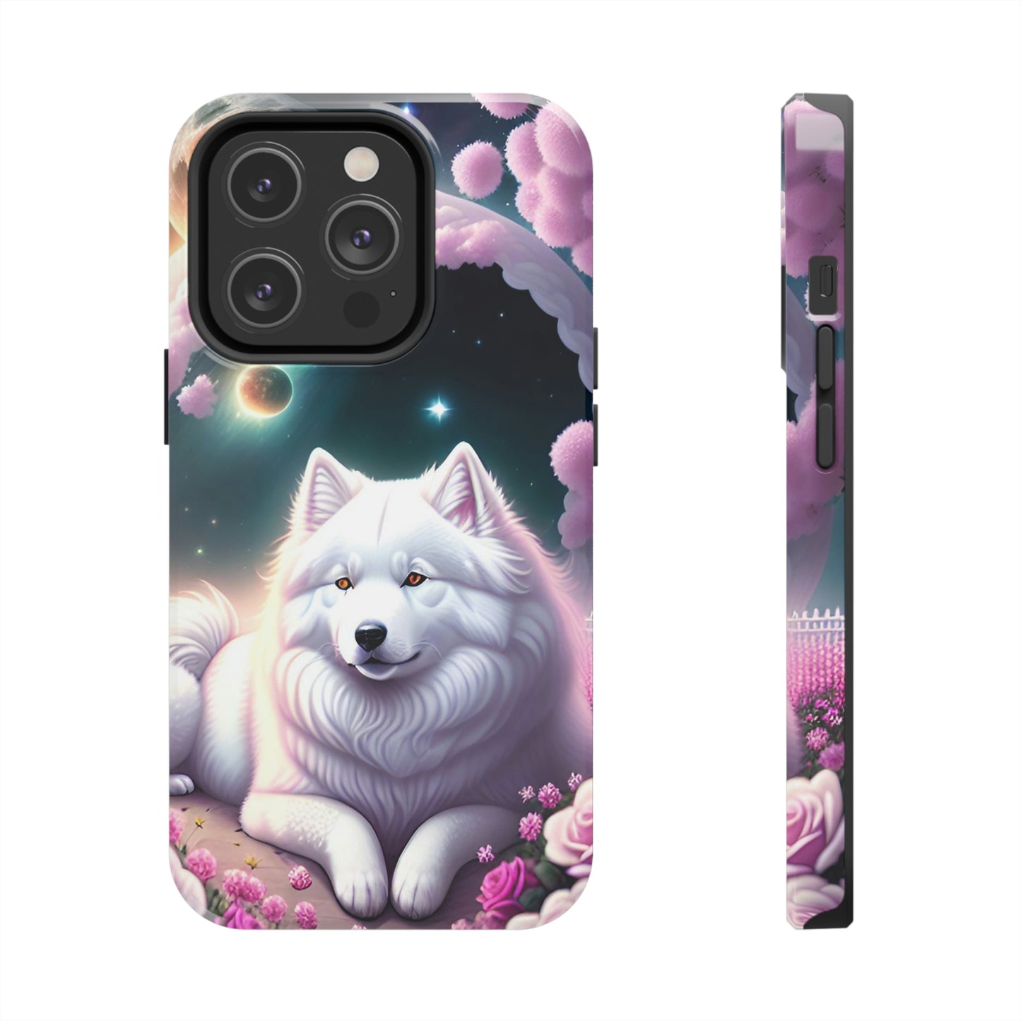 Galactic Samoyed Tough Phone Case