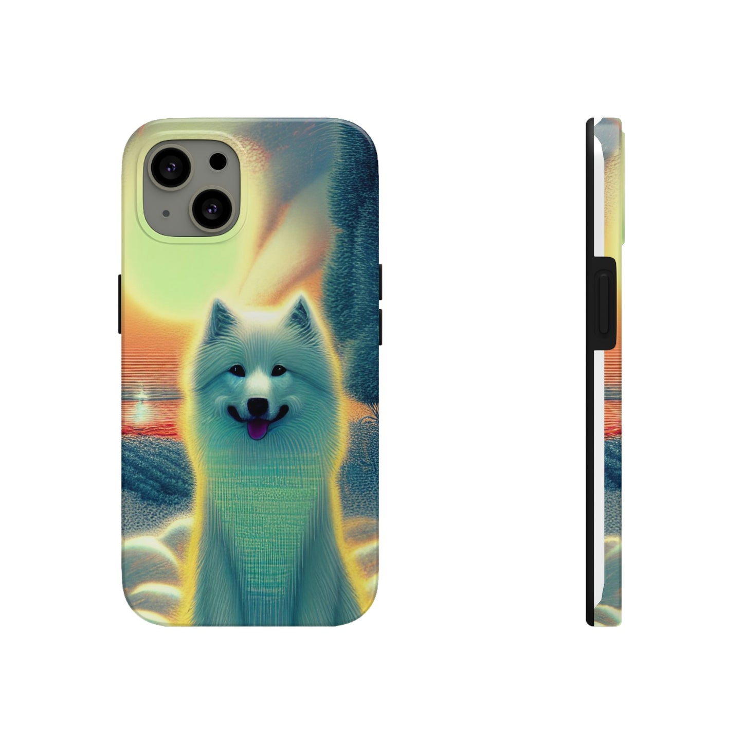 Samoyed Snow Angel Tough Phone Cases