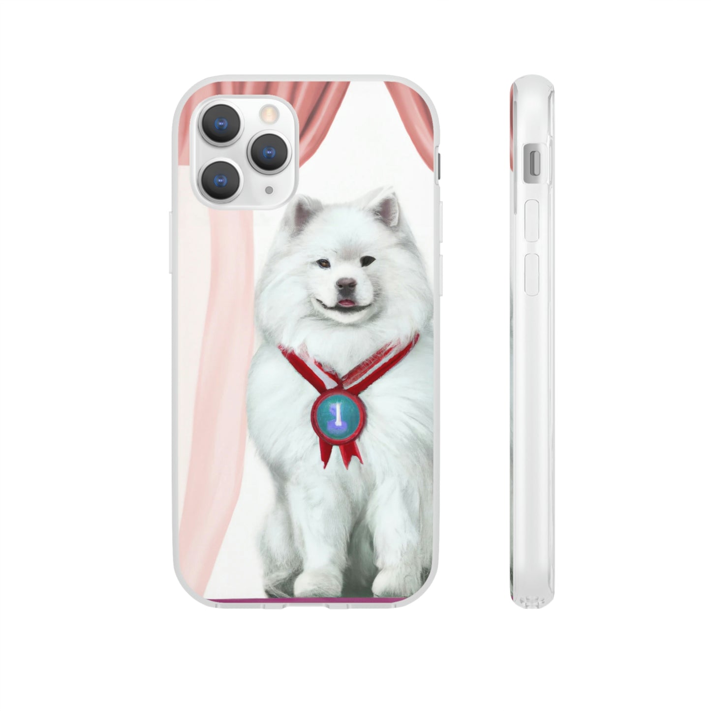 winner Samoyed Flexi iPhone Case