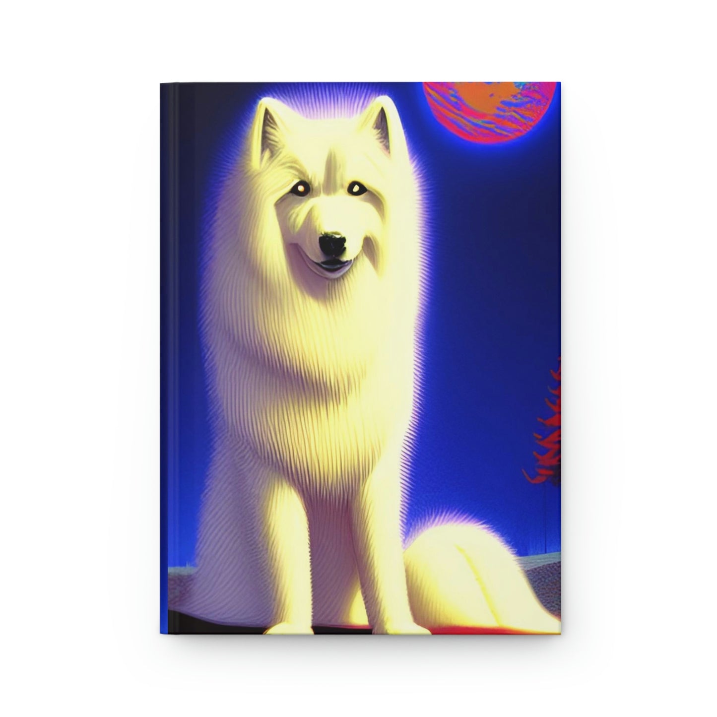 Solar Samoyed Hardcover Journal Matte