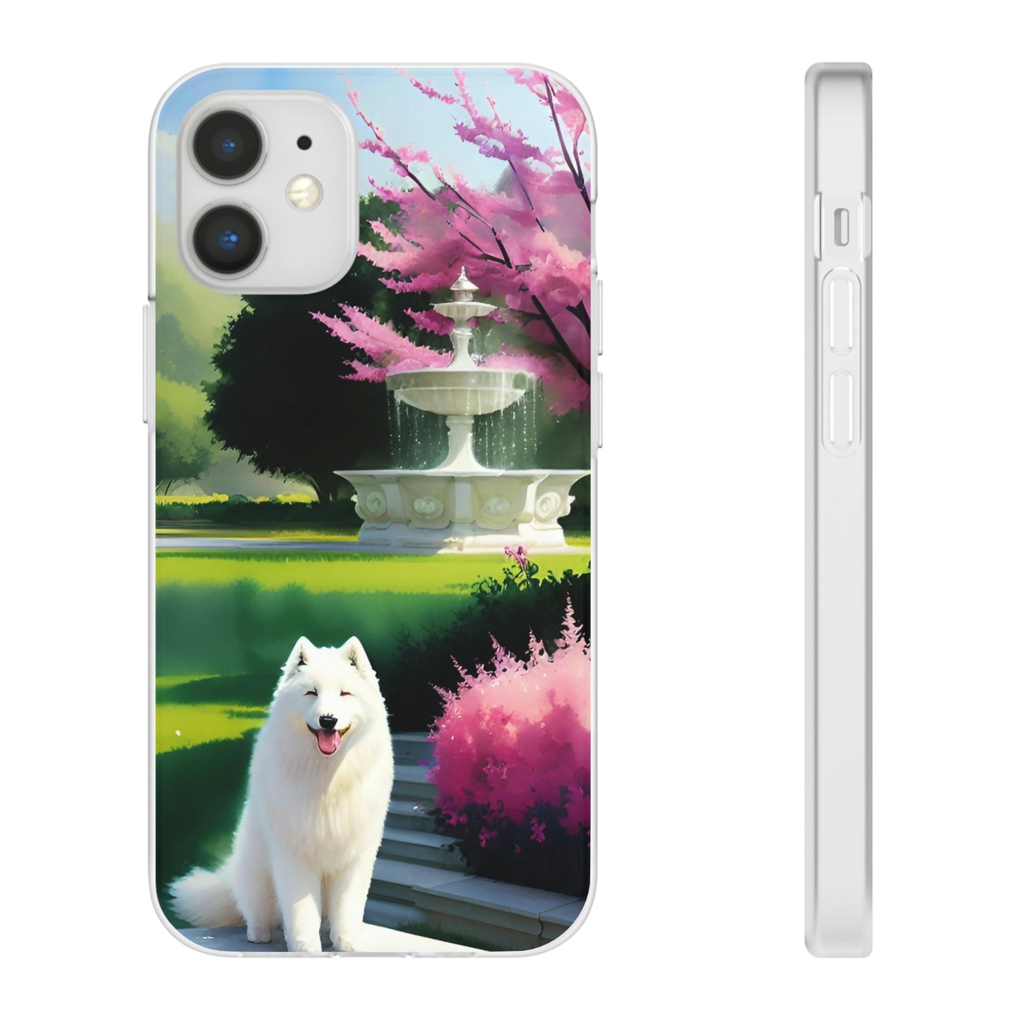 Spring Samoyed Flexi Case