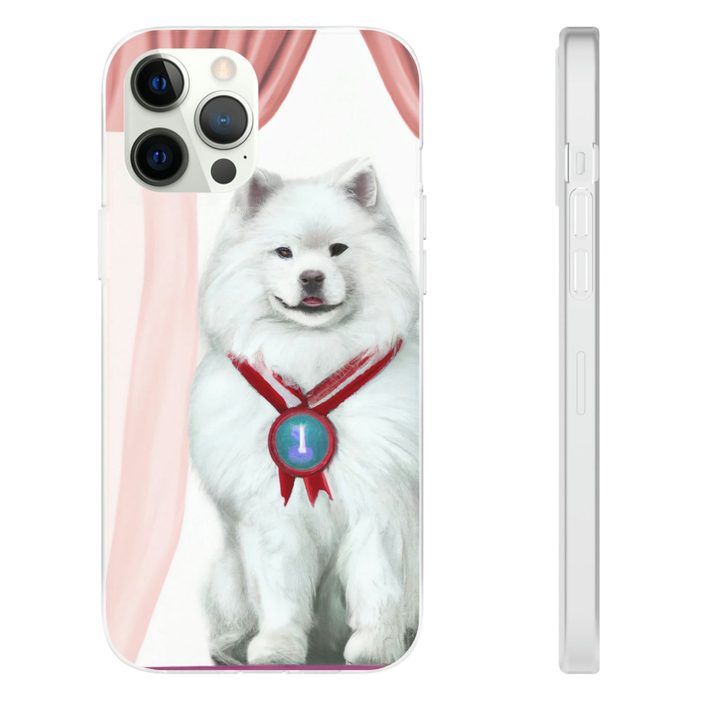 winner Samoyed Flexi iPhone Case