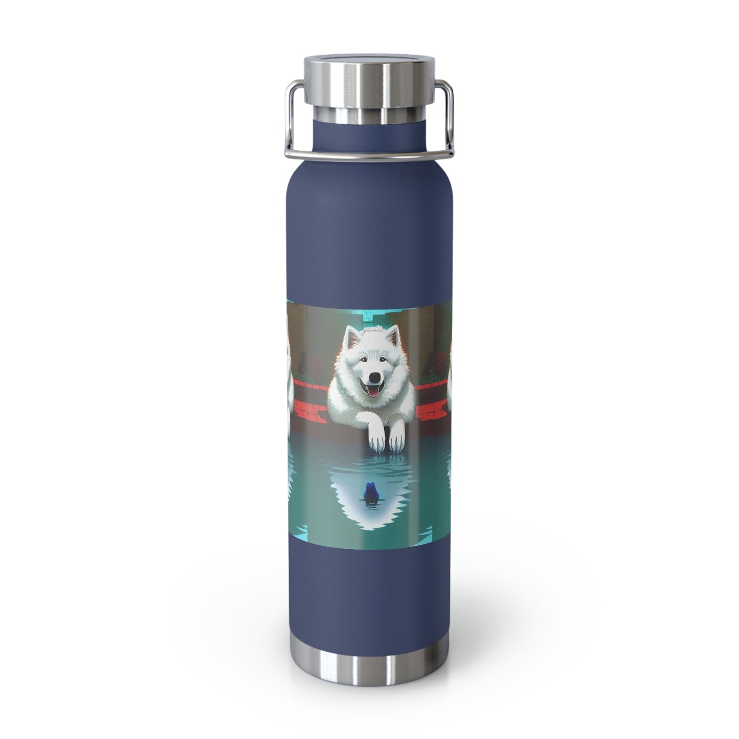 Samoyeds Reflections Copper Vacuum Insulated Bottle, 22oz