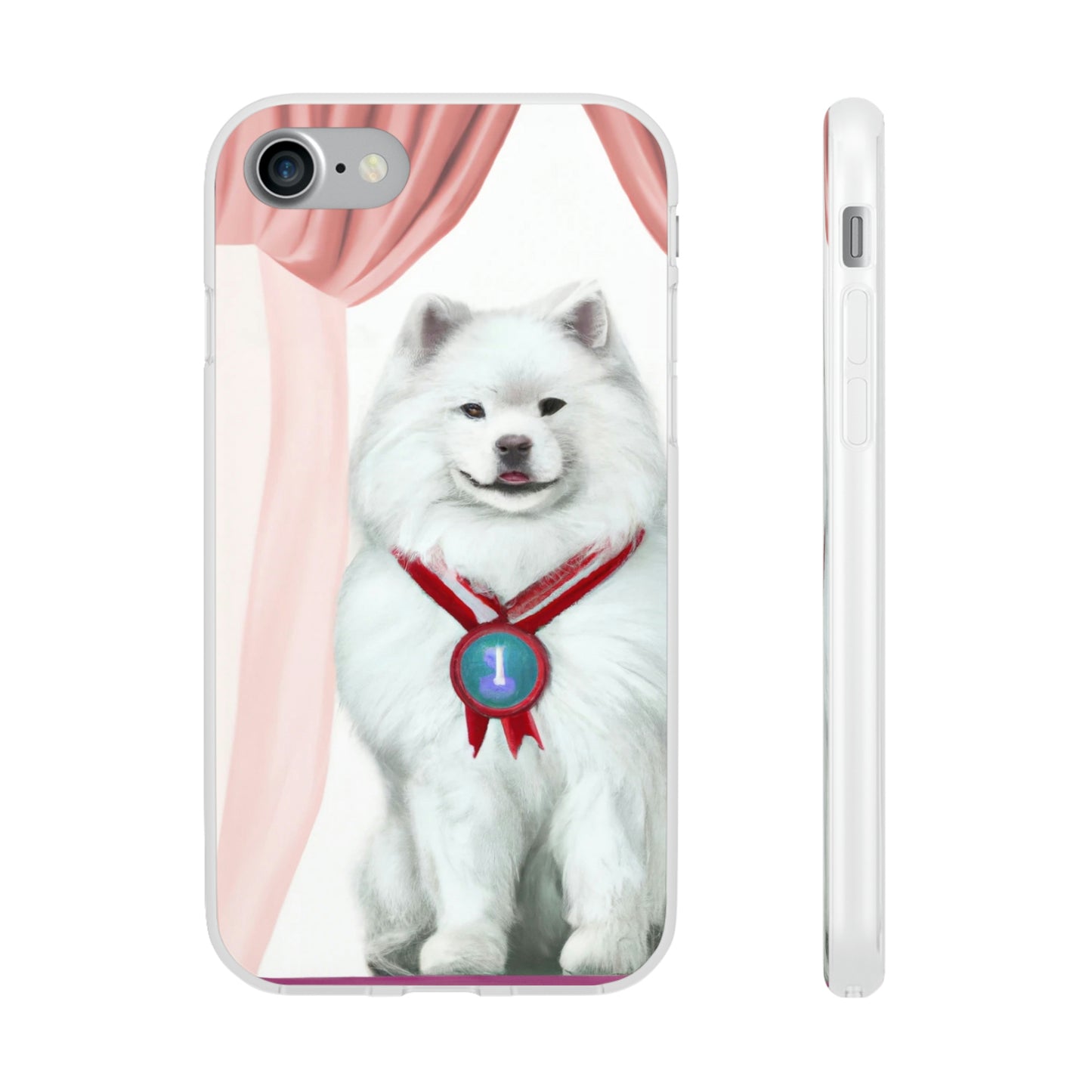 winner Samoyed Flexi iPhone Case