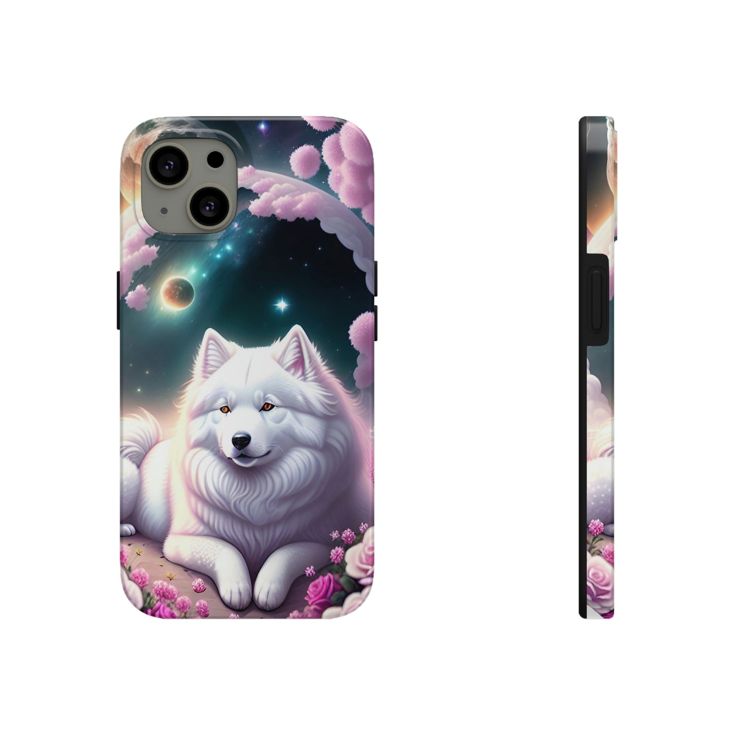 Galactic Samoyed Tough Phone Case