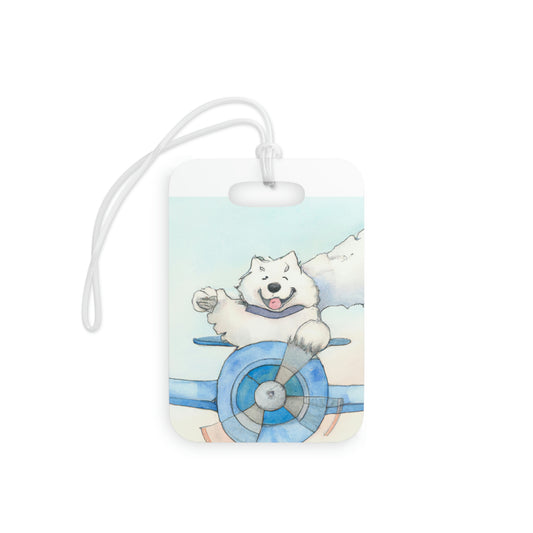 Samoyed Airplane Luggage Tags