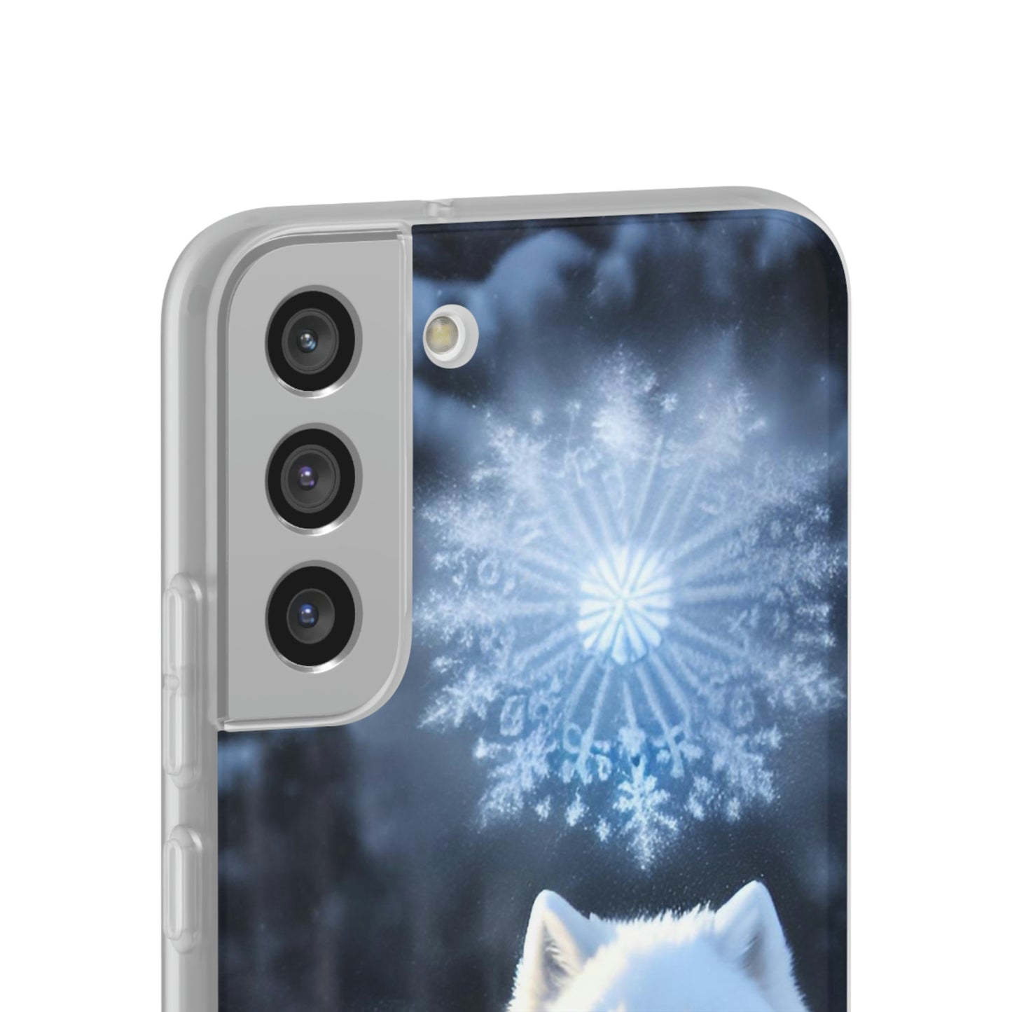 Samsung Crisp Samoyed Winter Day Flexi Cases