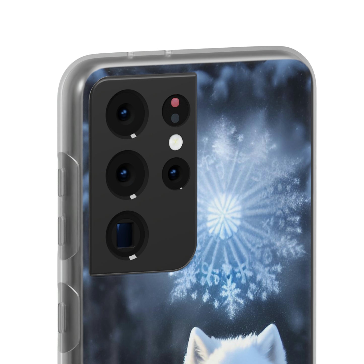 Samsung Crisp Samoyed Winter Day Flexi Cases