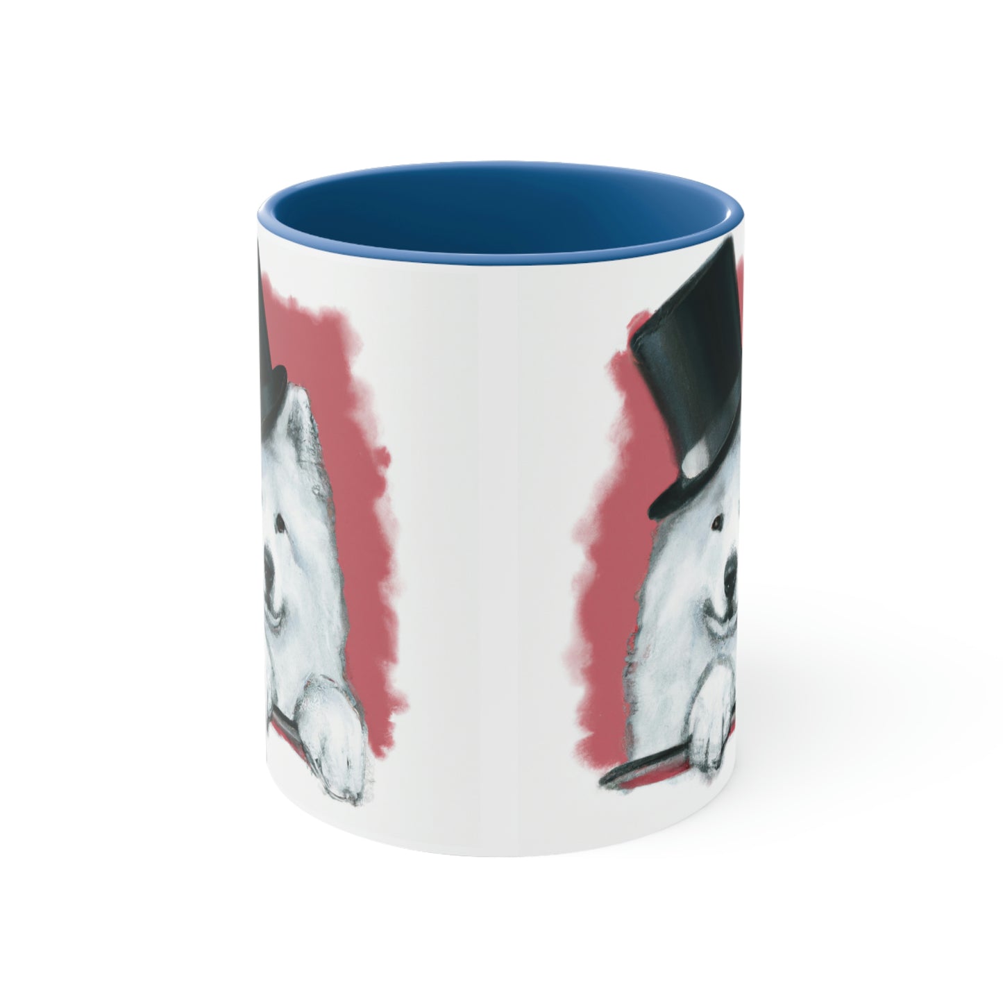 Top Hat Samoyed Coffee Mug, 11oz