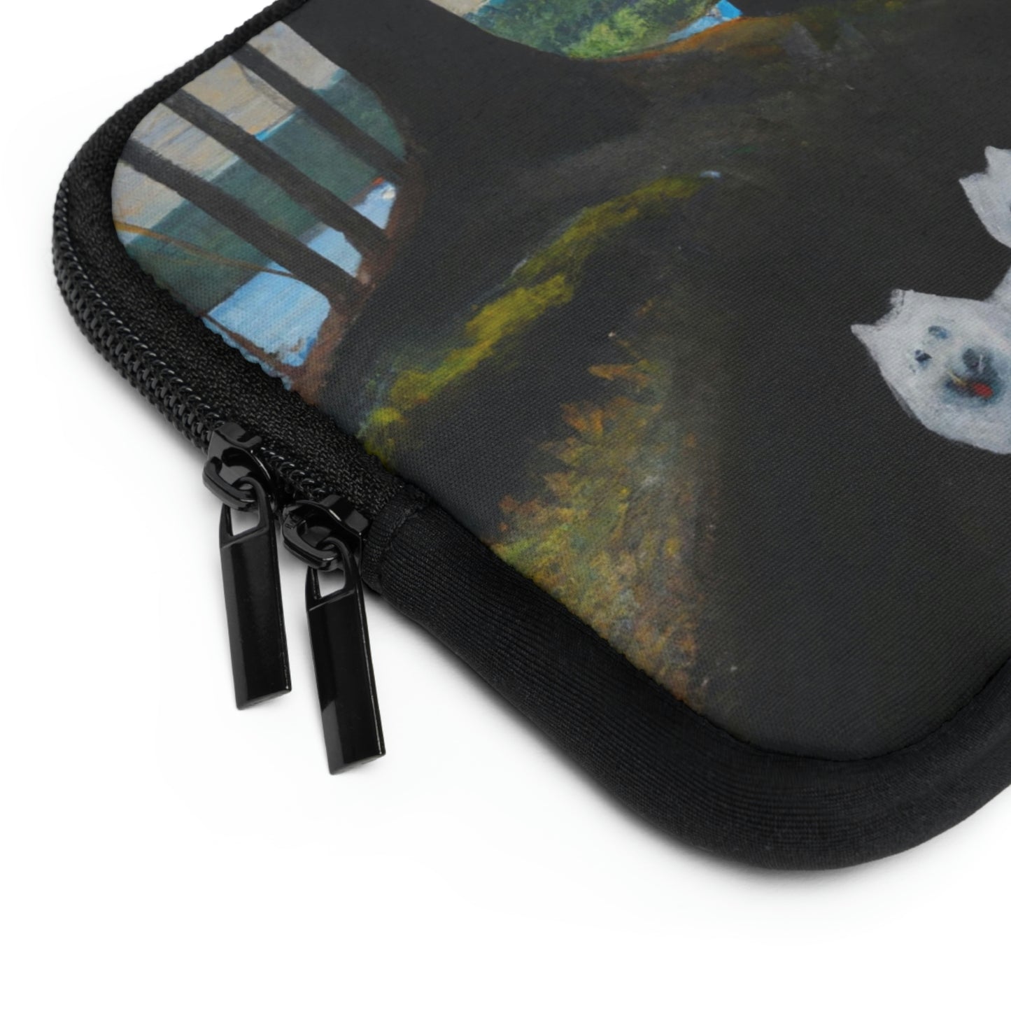 Samoyed Pack in the Woods Laptop Sleeve