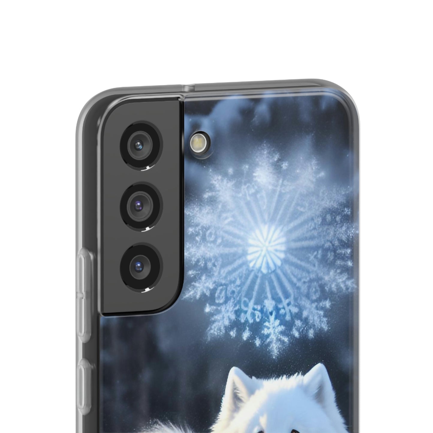 Samsung Crisp Samoyed Winter Day Flexi Cases