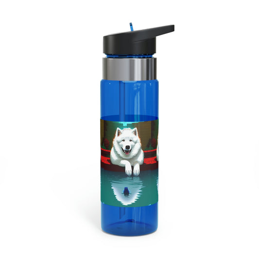 Samoyed Reflection Sport Bottle, 20oz