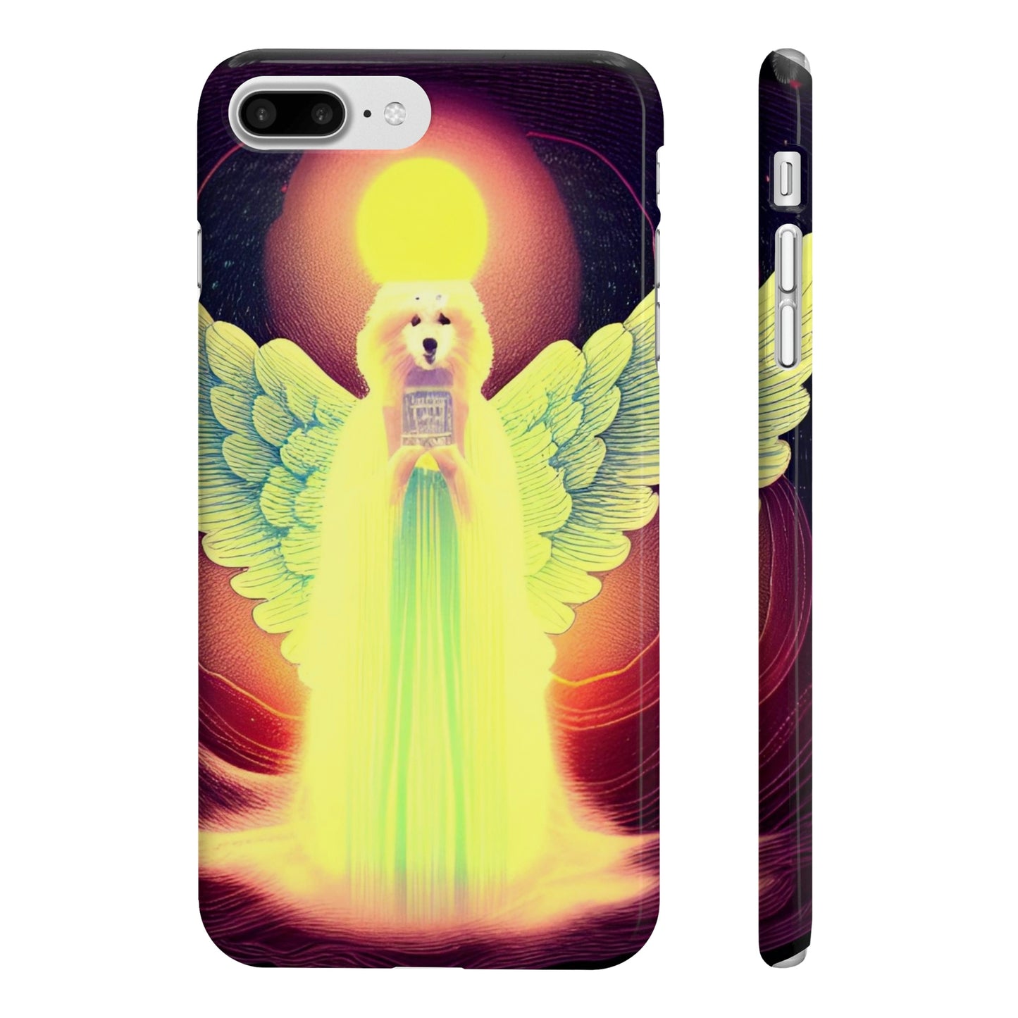 Samoyed Angel Slim Phone Case