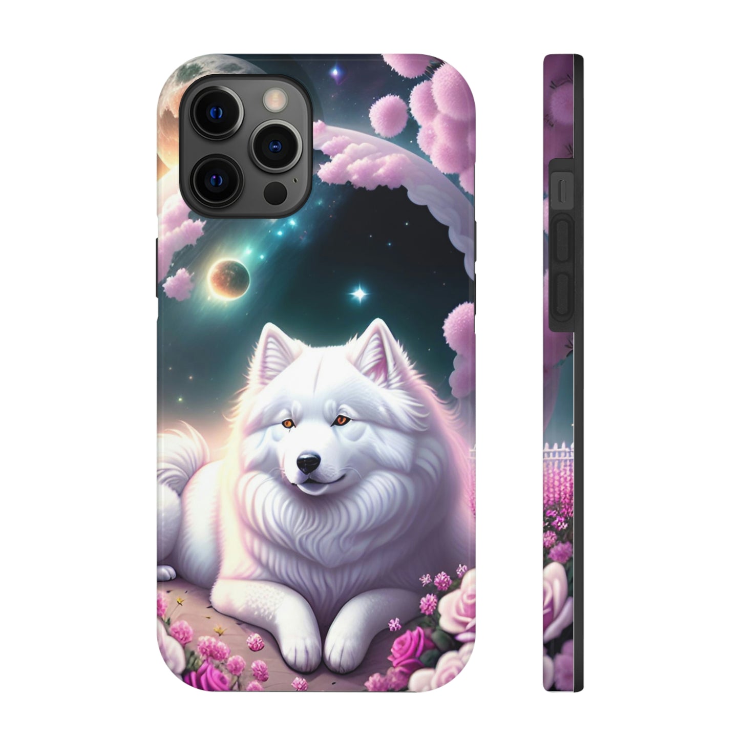 Galactic Samoyed Tough Phone Case