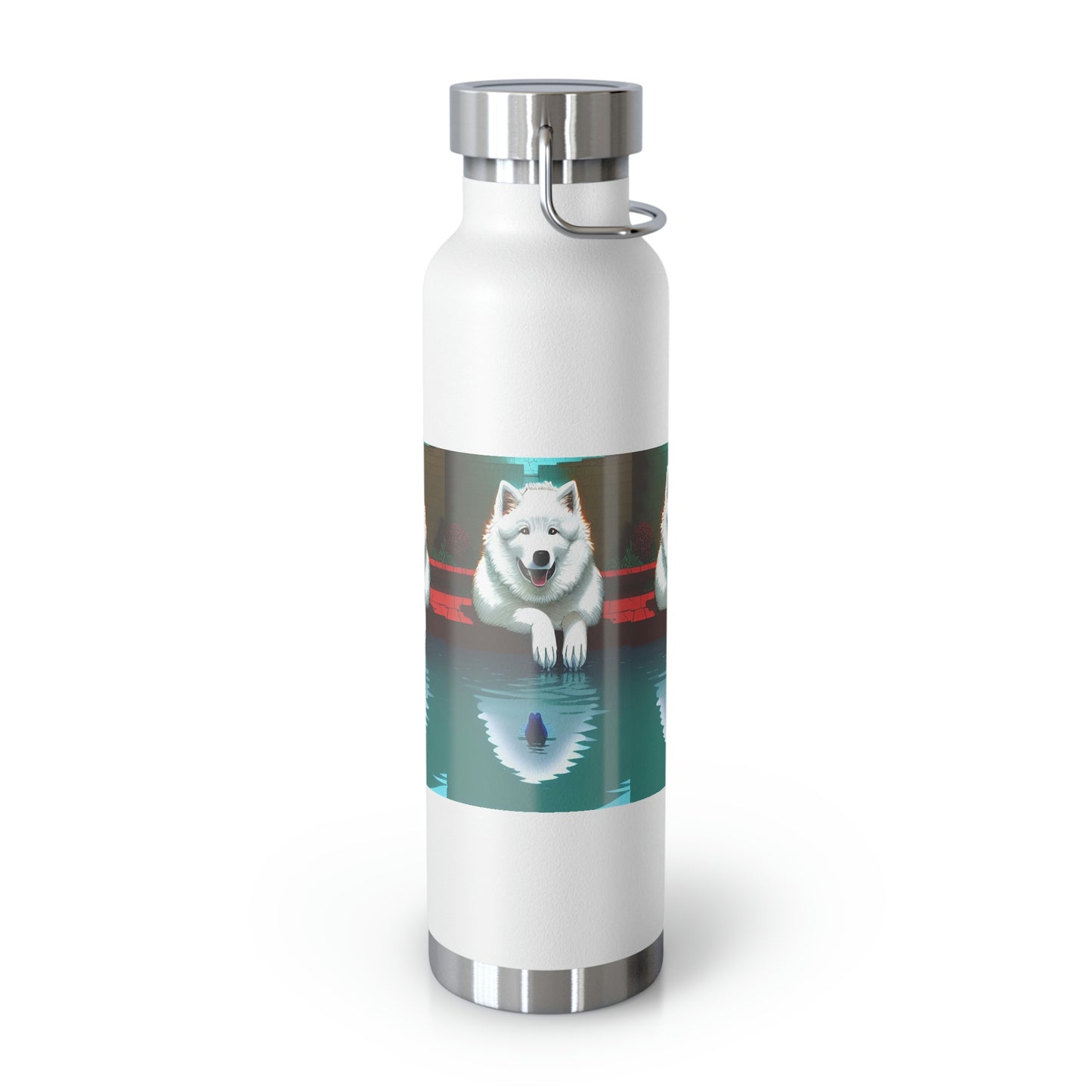 Samoyeds Reflections Copper Vacuum Insulated Bottle, 22oz